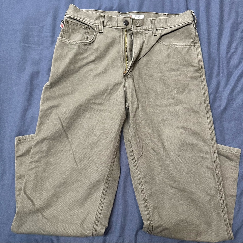 Carhartt Tan Pants loose fit size 33x30 FR
